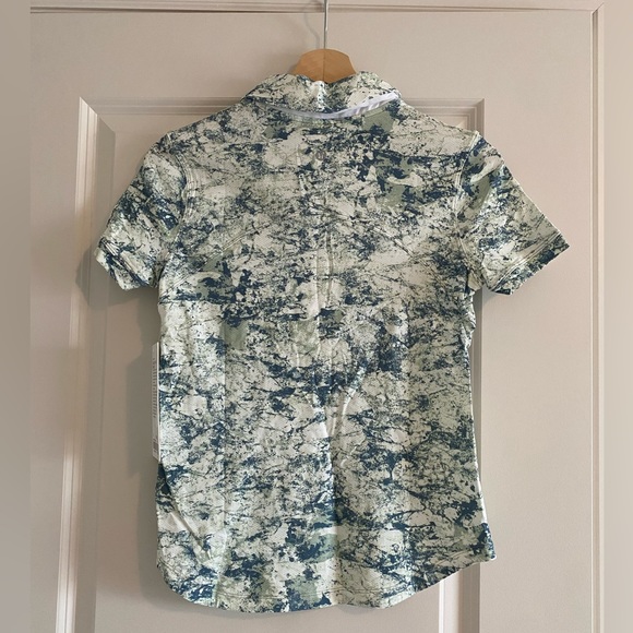 Lululemon Quick-Dry Short Sleeve Polo Shirt Size 4 CGGM - Picture 4 of 4